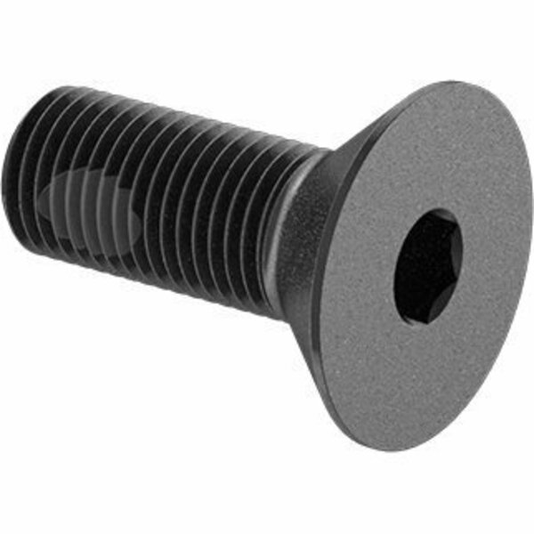 Bsc Preferred Thread-Locking Hex Drive Flat Head Screws Alloy Steel 3/8-24 Thread 1 Long, 10PK 91266A652